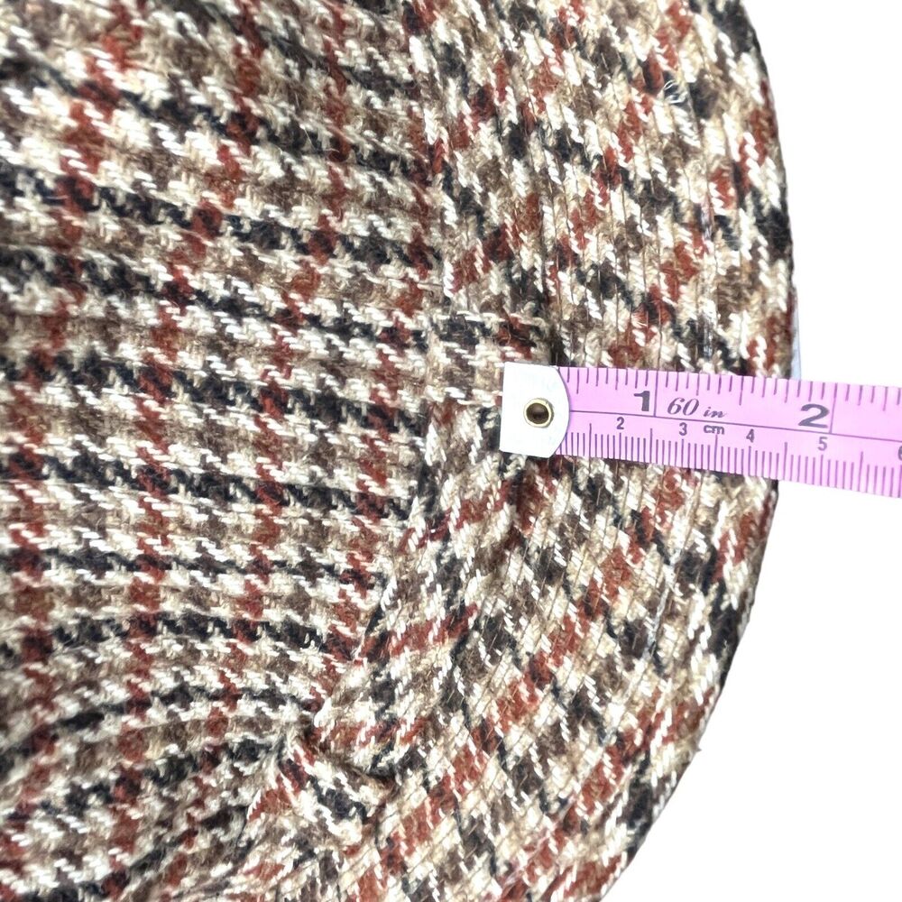 Old Village Shop Hat Fedora Vintage Womens Mens Unisex Houndstooth Grandpa Style - Picture 11 of 16